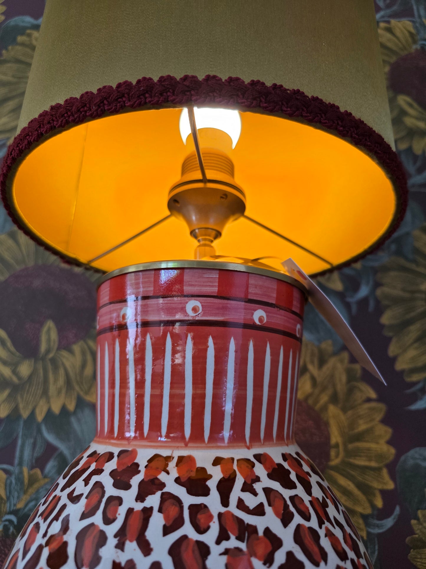 π lamp met groene kap